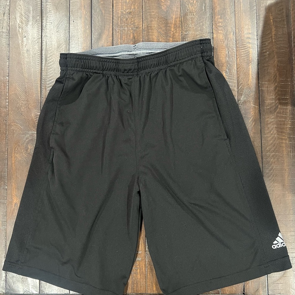 Adidas Men's Black Athletic Shorts